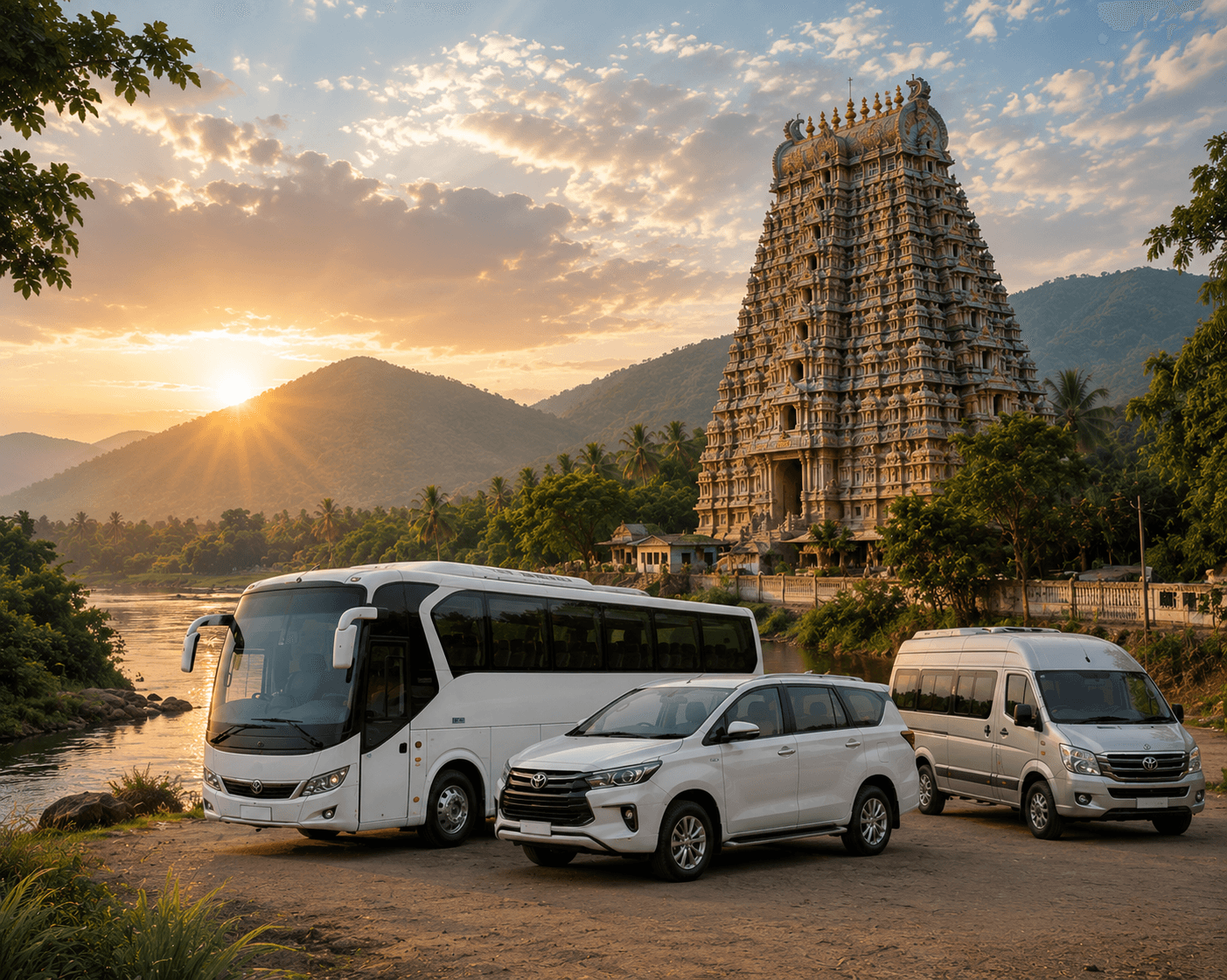 South India temple and travel destination